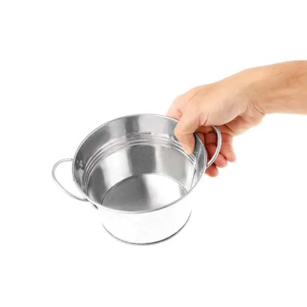 Olympia Mini Metal Food Bucket Shallow 150mm