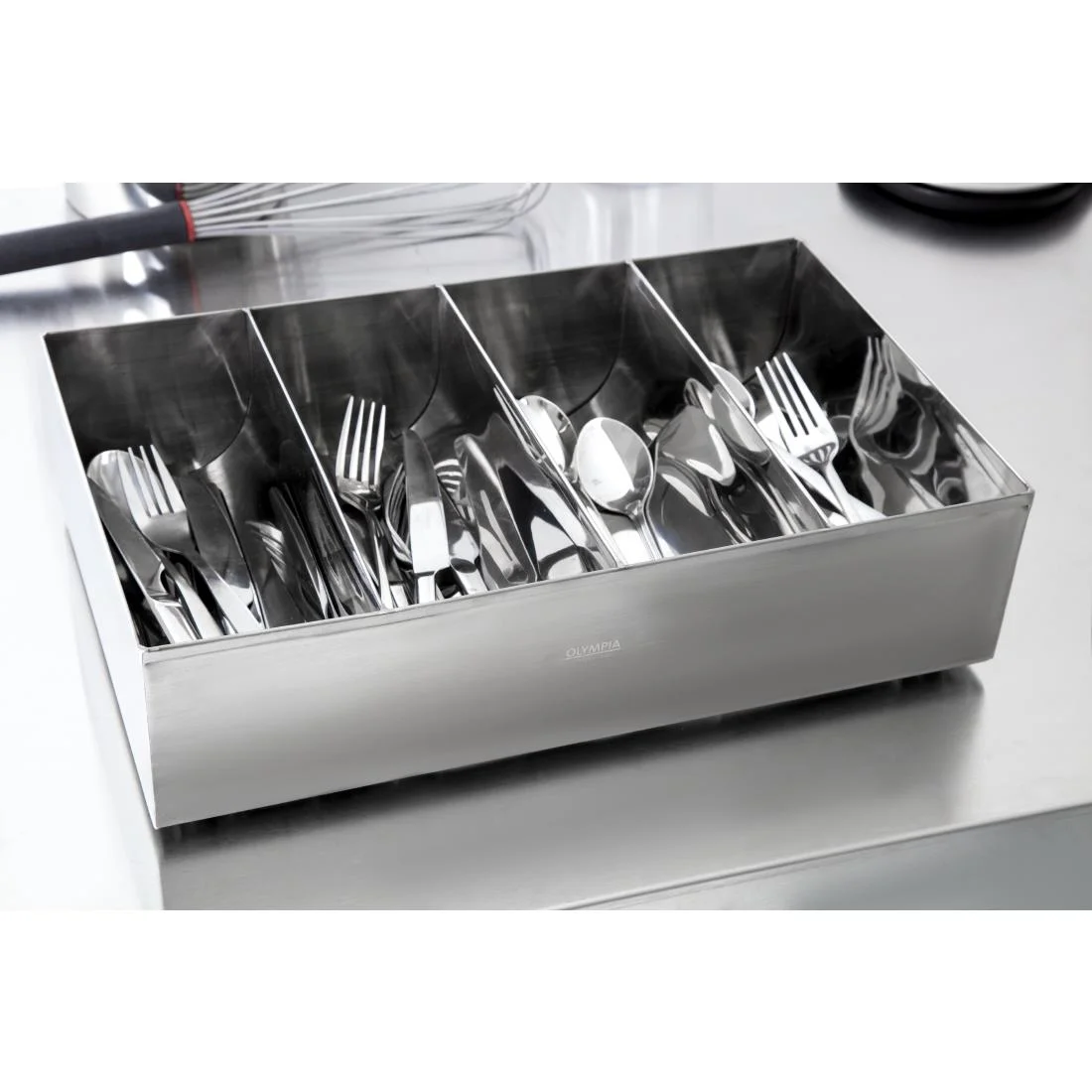 Olympia Cutlery Holder Stainless Steel - Image 6