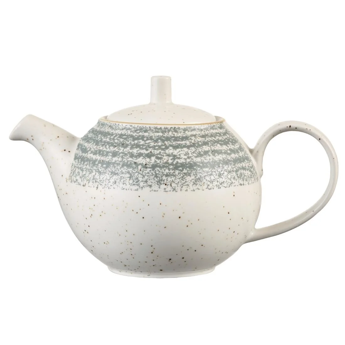 Churchill Studio Prints Homespun Stone Grey Teapot 426ml 15oz