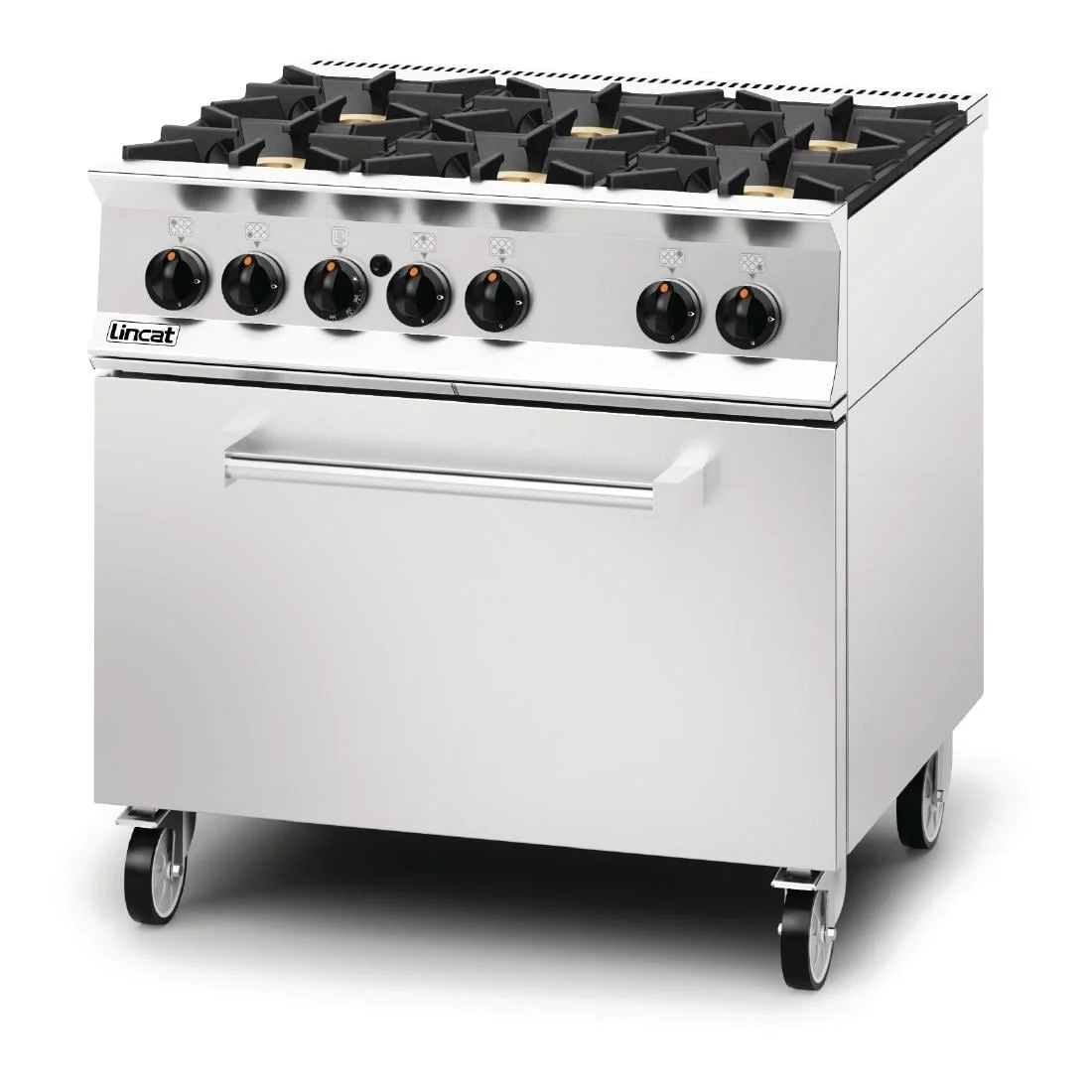 Lincat Opus 800 Propane Gas 6 Burner Range with Drop Down Door OG8002/P - Image 2