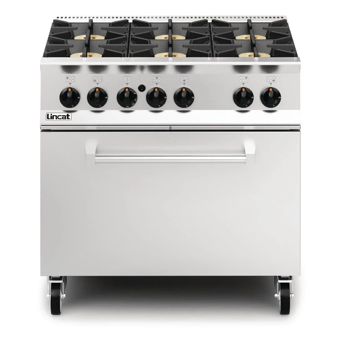 Lincat Opus 800 Propane Gas 6 Burner Range with Drop Down Door OG8002/P - Image 3