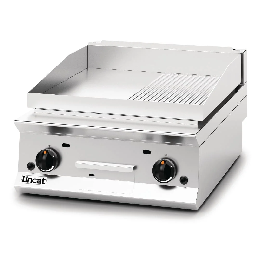 Lincat Opus 800 Half Ribbed Natural Gas Griddle OG8201/R/N - Image 2