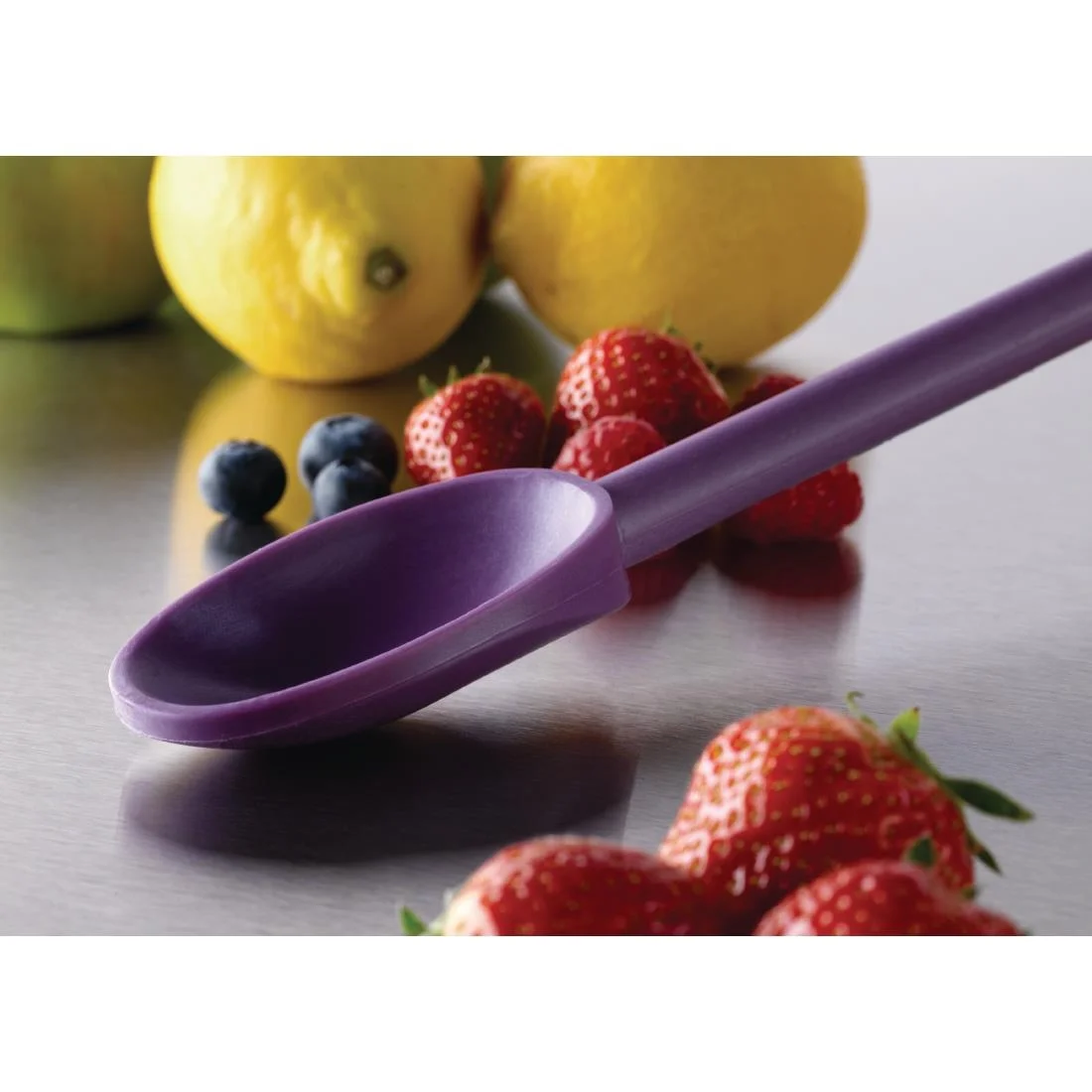 Matfer Bourgeat Exoglass Spoon Purple 12" - Image 4