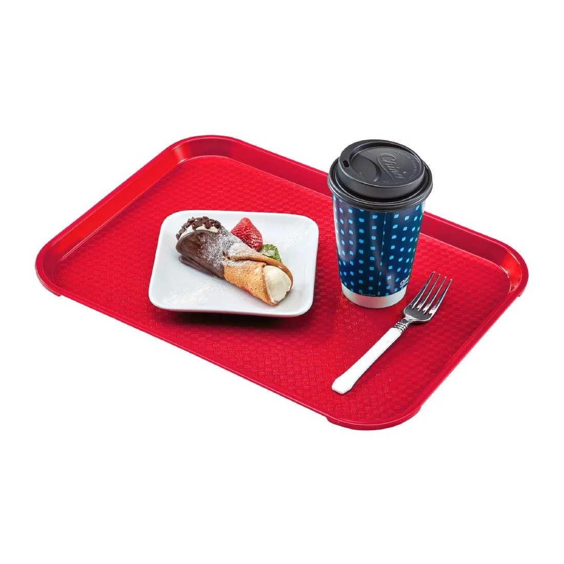 Cambro Fast Food Tray Red 410mm - Image 4