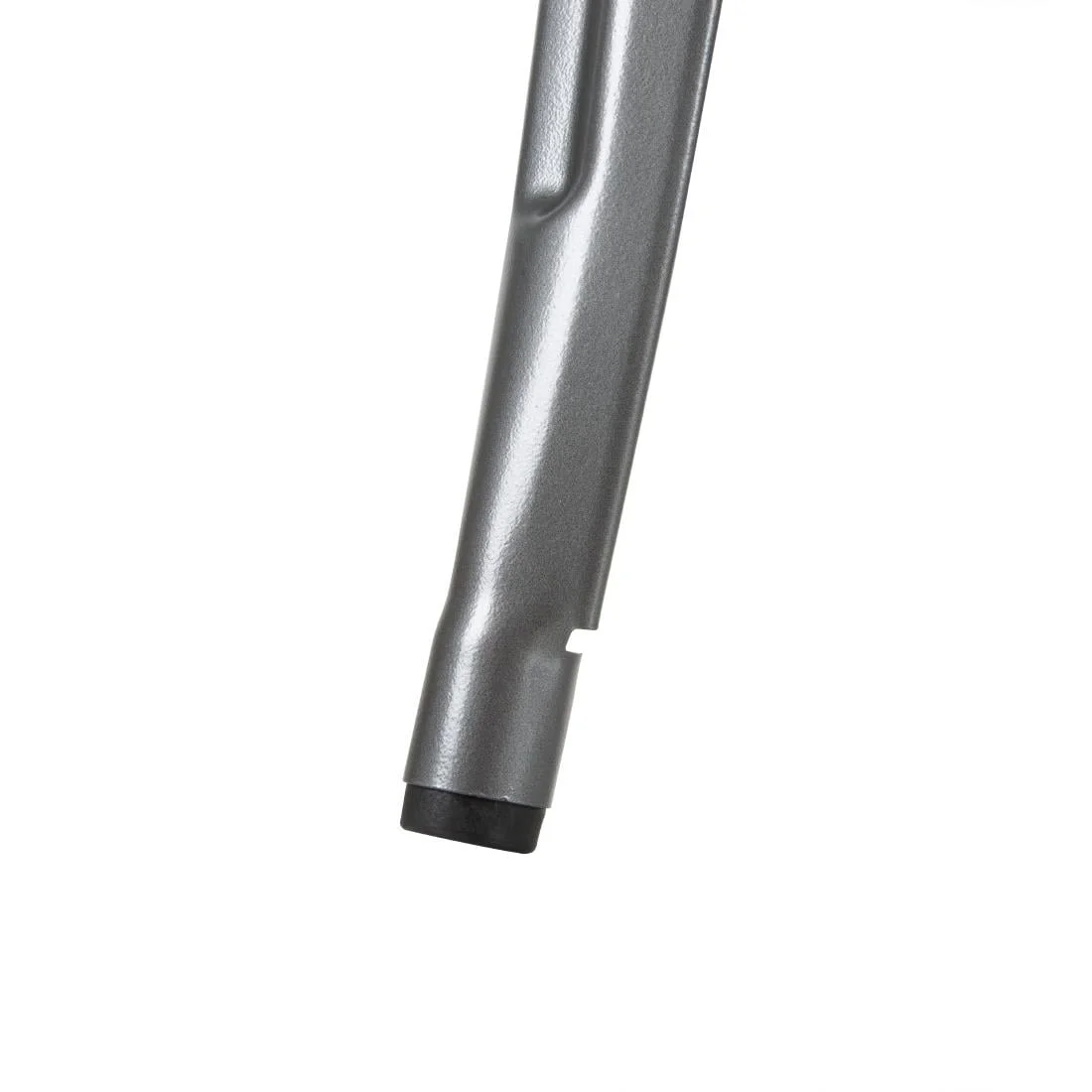 Bolero Bistro Square Steel Table Gun Metal 668mm - Image 5