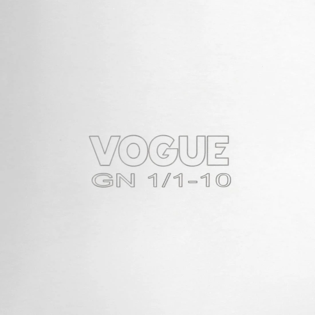 Vogue Heavy Duty Stainless Steel 1/1 Gastronorm Tray 10mm - Image 5