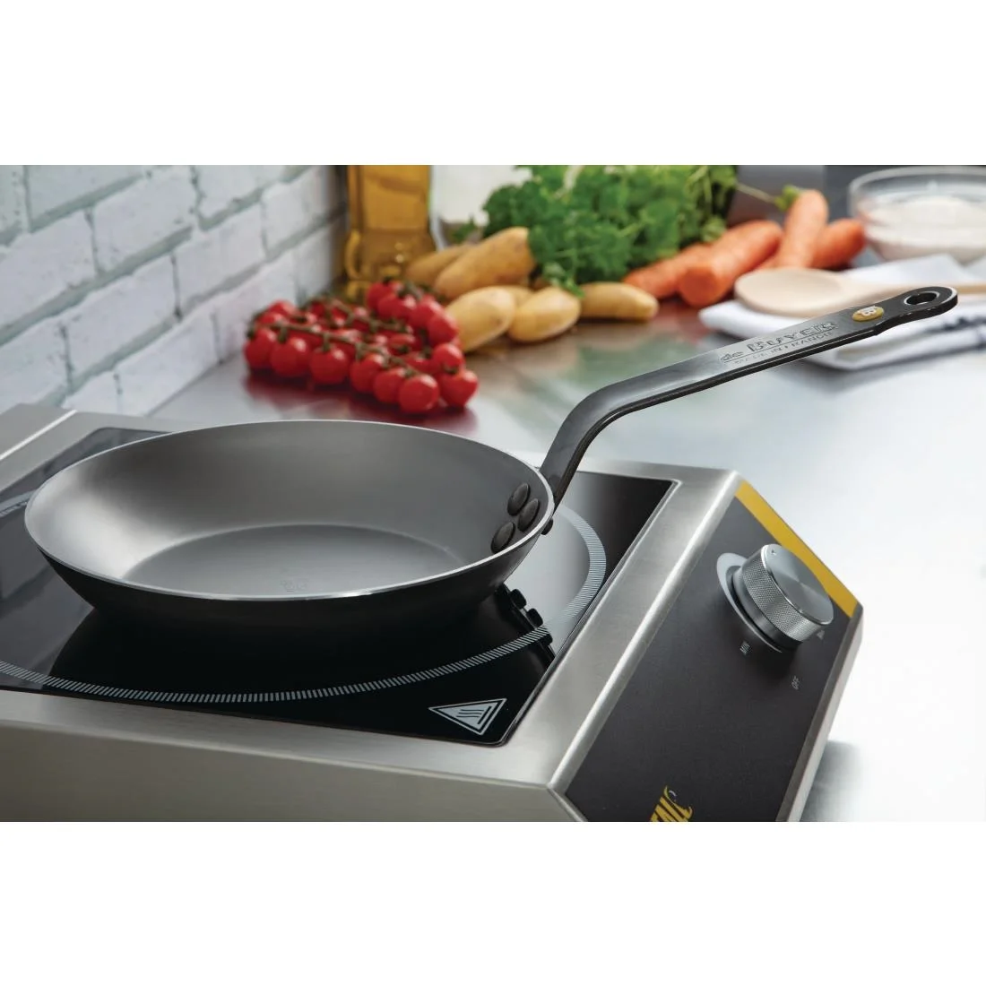 De Buyer Mineral B Black Iron Induction Frying Pan 200mm - Image 13