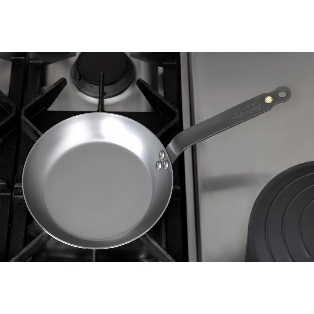 De Buyer Mineral B Black Iron Induction Frying Pan 240mm - Image 8