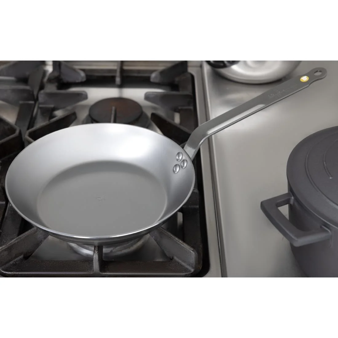 De Buyer Mineral B Black Iron Induction Frying Pan 260mm - Image 8