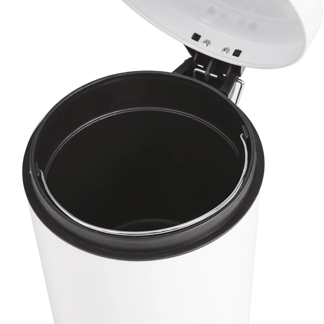 Bolero White Pedal Bin 5ltr - Image 3