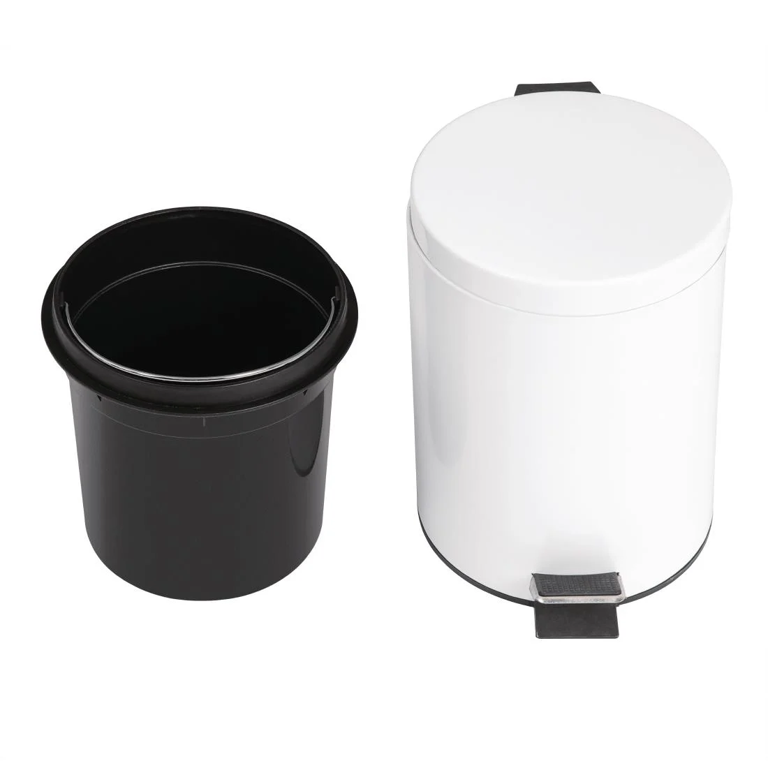 Bolero White Pedal Bin 5ltr - Image 4