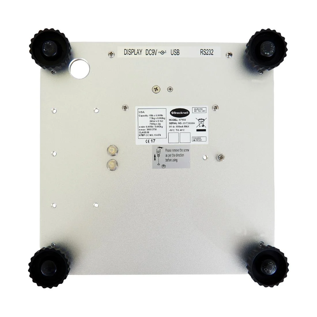Brecknell 6700U Series POS Scale 3kg - Image 10