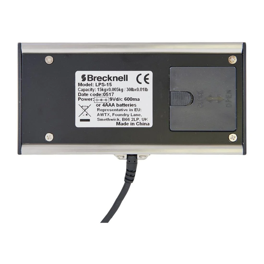 Brecknell WS15 Portable Bench Scale 15kg - Image 7