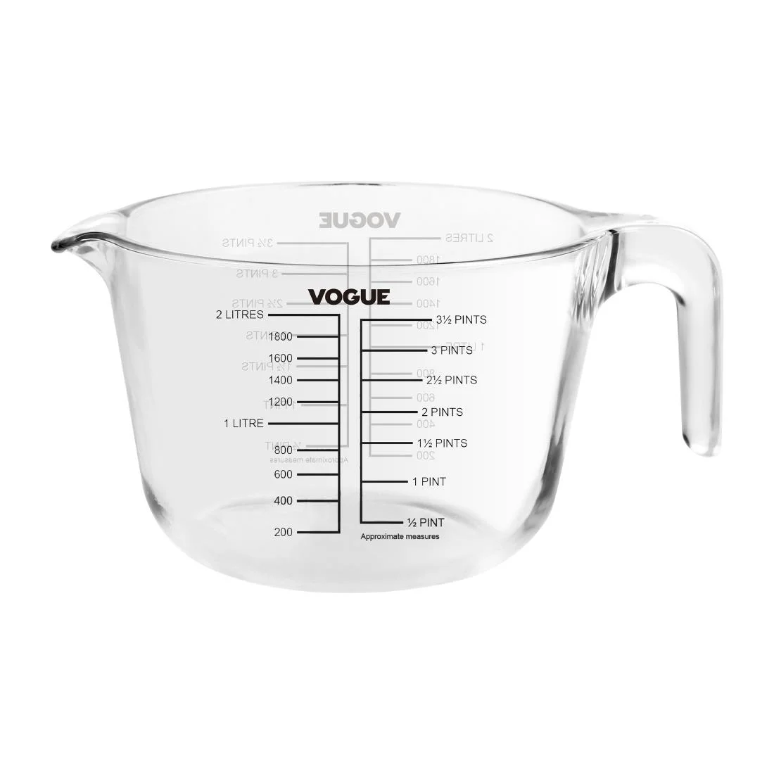 Vogue Glass Measuring Jug 2375ml