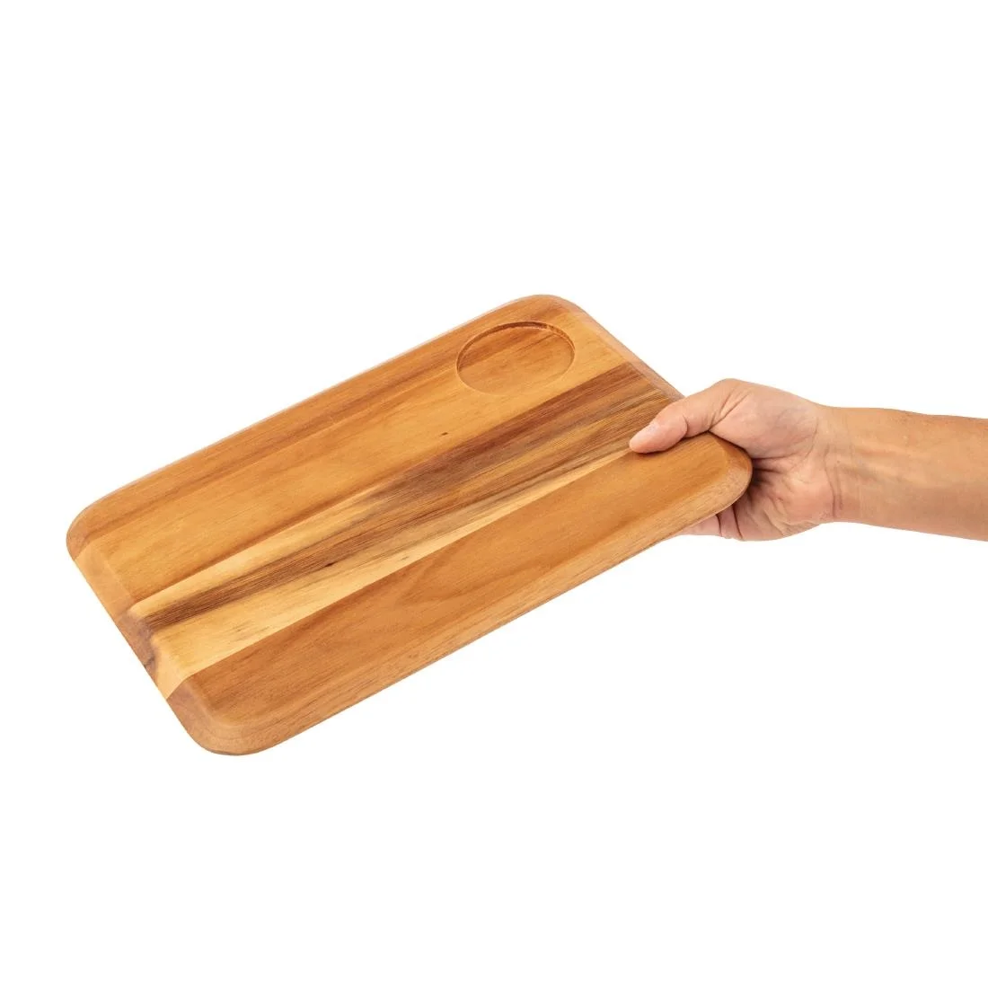 Rounded Acacia Presentation Board - Image 4
