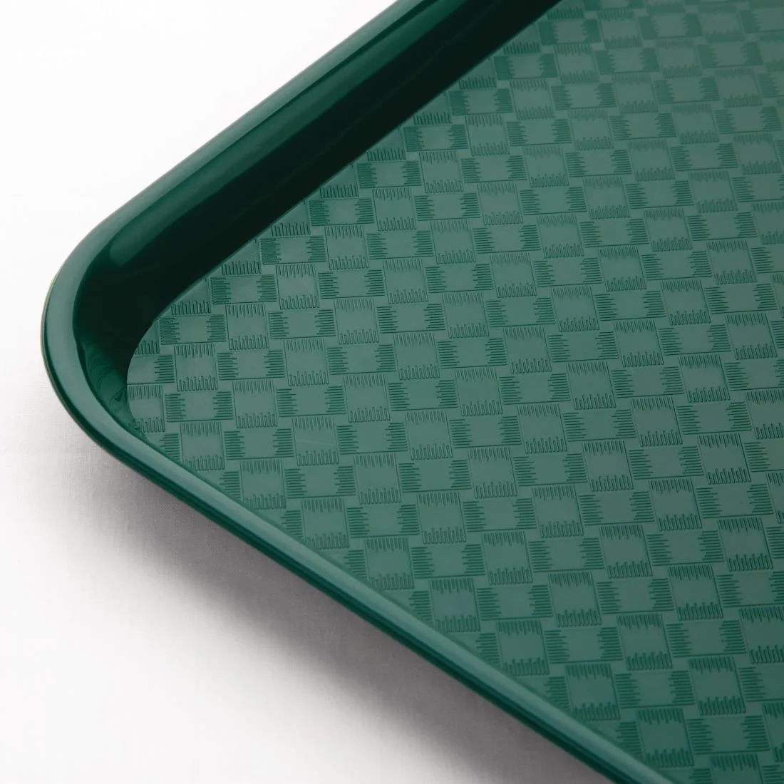 Kristallon Plastic Fast Food Tray Green Small - Image 2