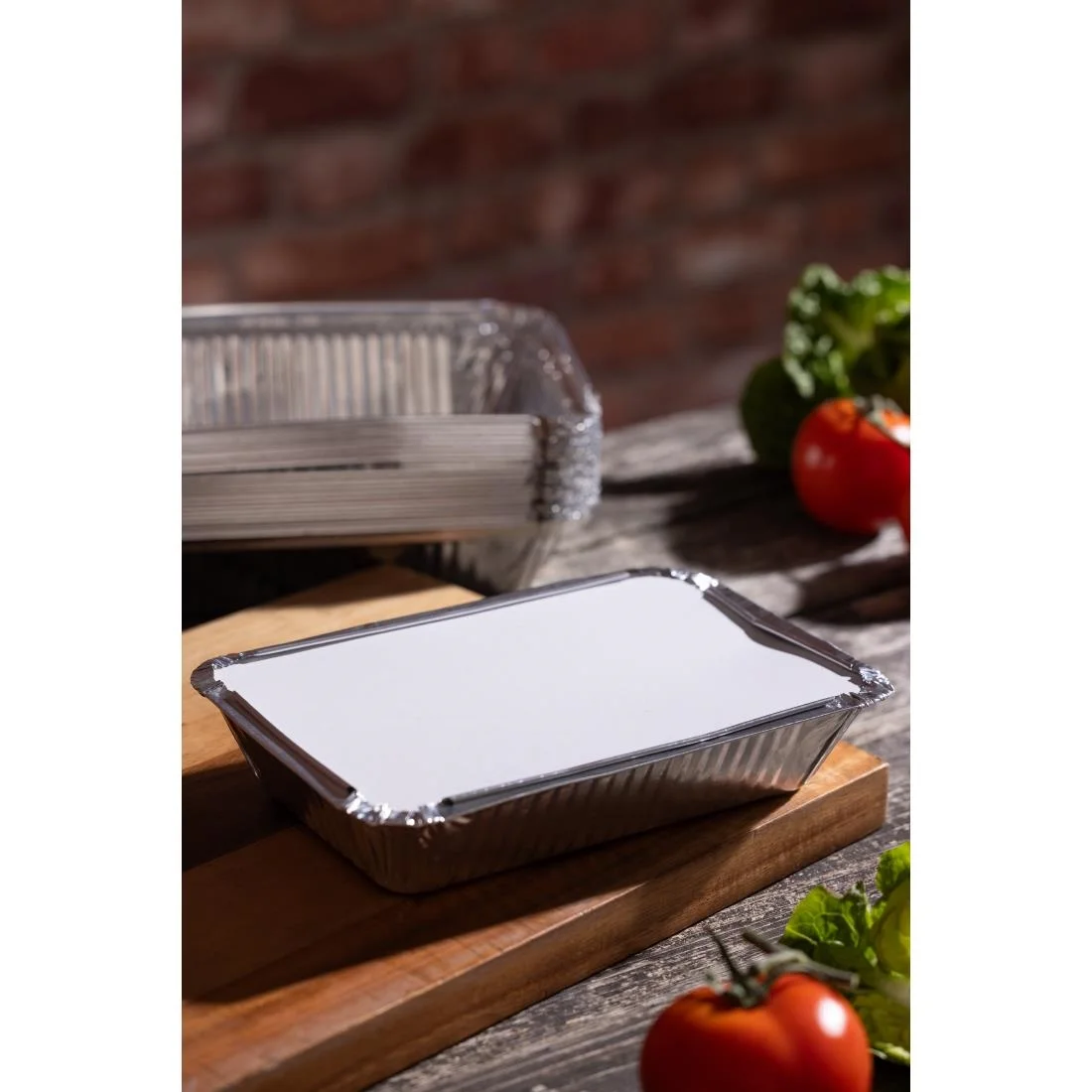 Fiesta Recyclable Foil Containers 725ml (500 Pack) - Image 2