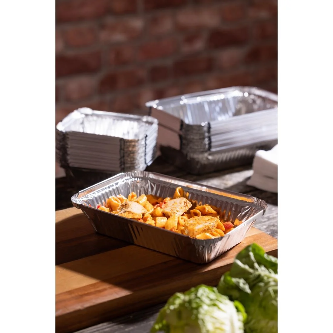 Fiesta Recyclable Foil Containers 725ml (500 Pack) - Image 7