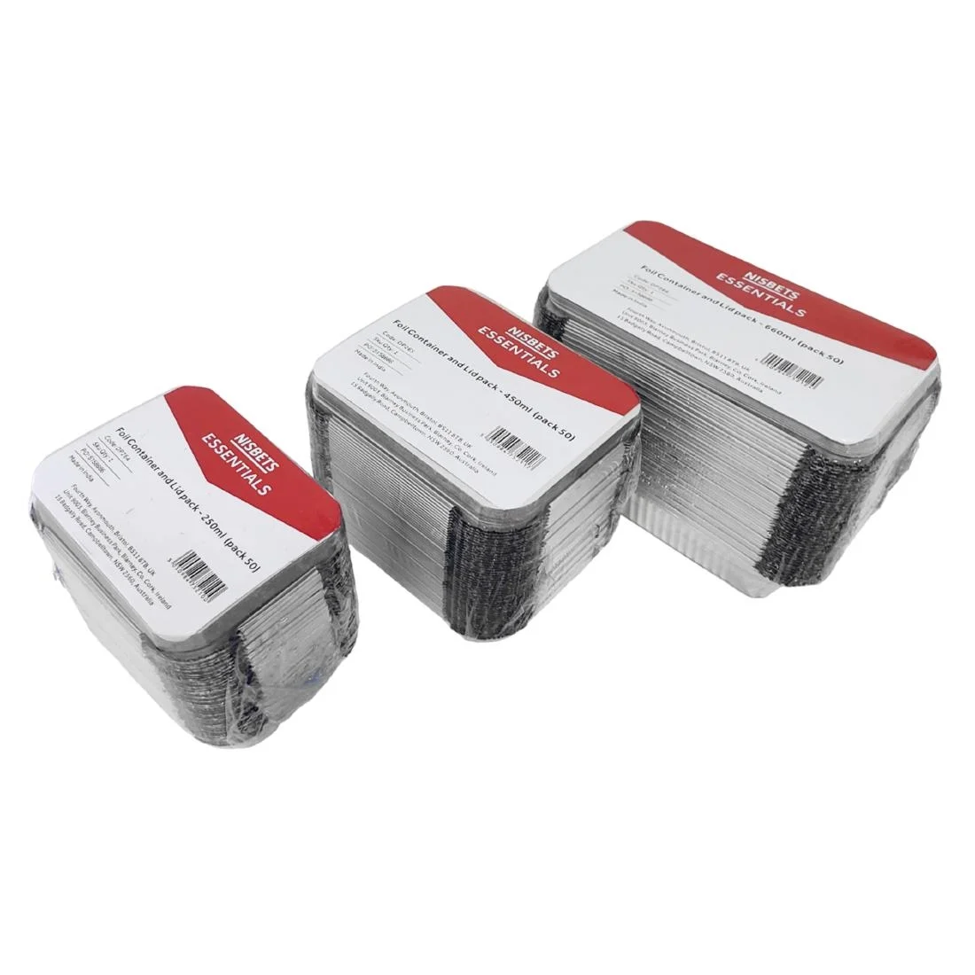 Nisbets Essentials Foil Containers and Lids 450ml (50 Pack) - Image 5