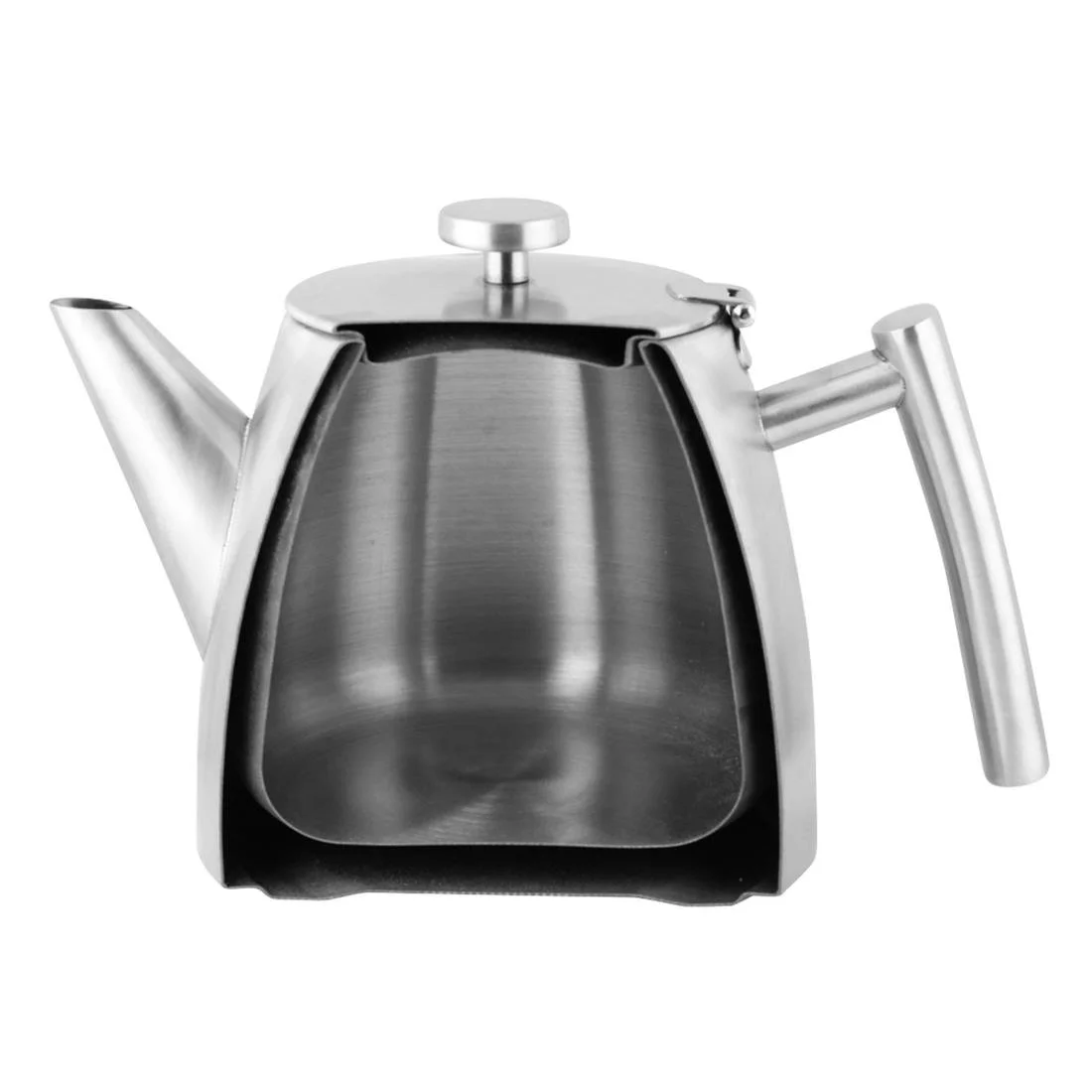 Olympia Conical Insulated Stainless Steel Teapot with Filter 600ml - Image 2