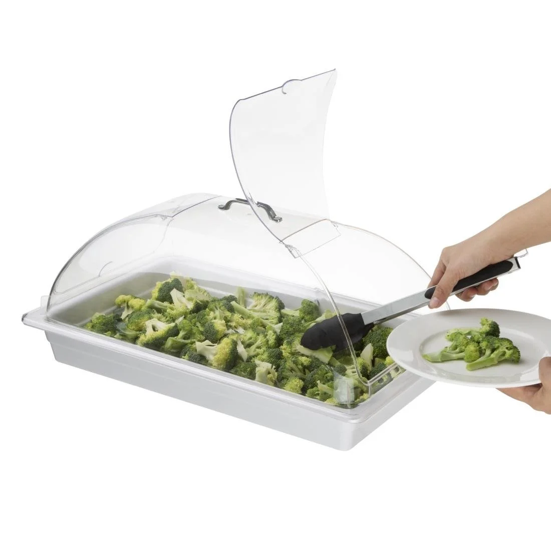 Olympia Kristallon Polycarbonate 1/1 GN Domed Cover 535x330x175mm - Image 5