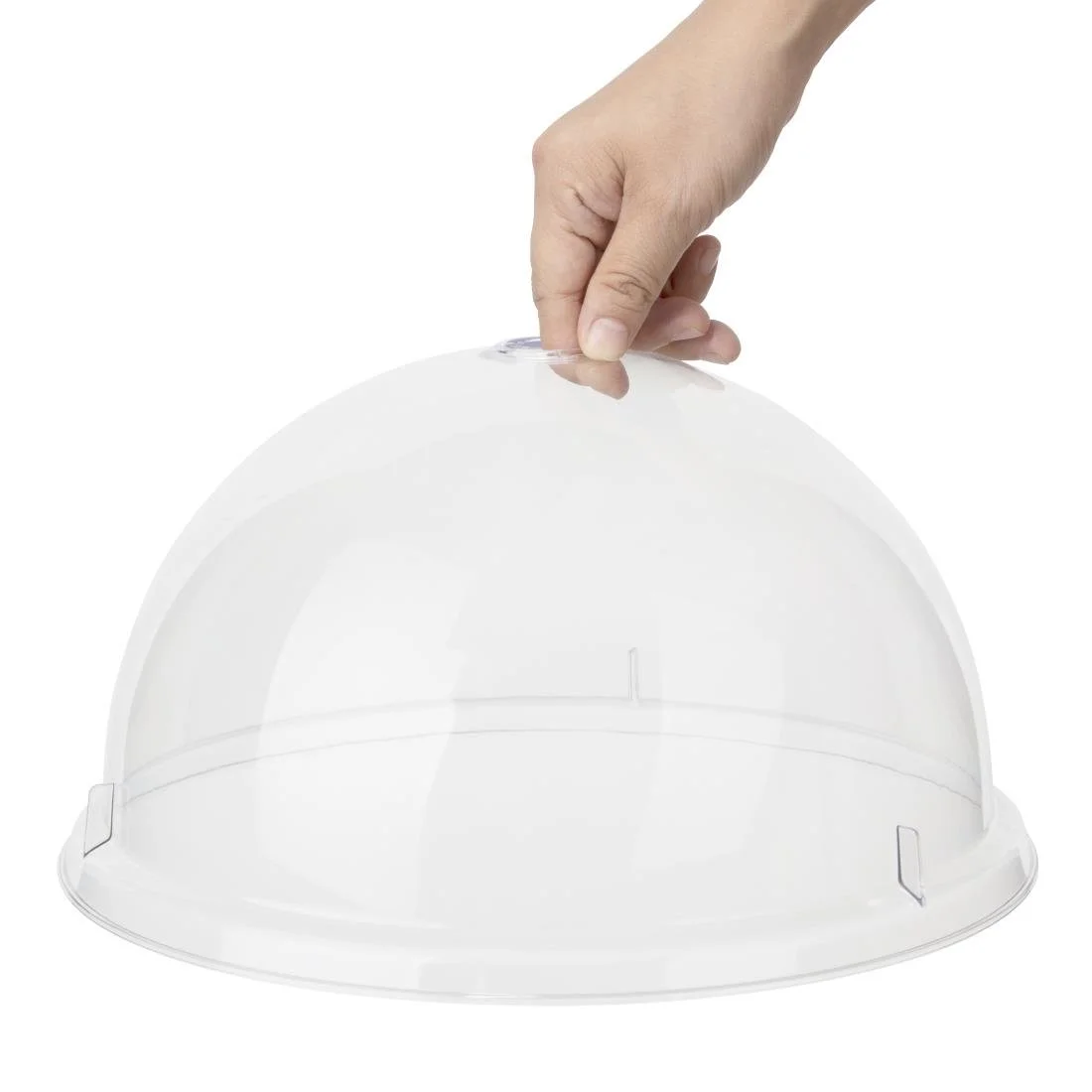 Olympia Kristallon Polycarbonate Domed Plate Cover Round 300mm - Image 3