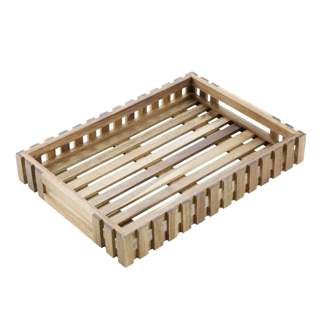 Olympia Acacia Small Storage Box 356x255mm - Image 1