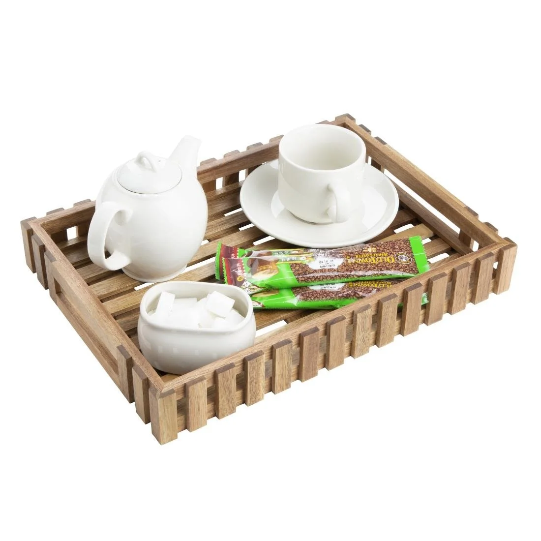 Olympia Acacia Small Storage Box 356x255mm - Image 6