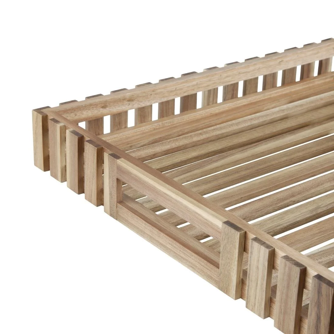 Olympia Acacia Large Storage Box 510x356mm - Image 4