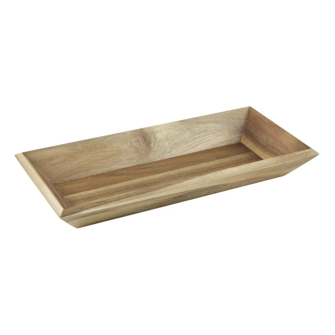 Olympia Acacia Rectangular Tray 380x180mm - Image 1