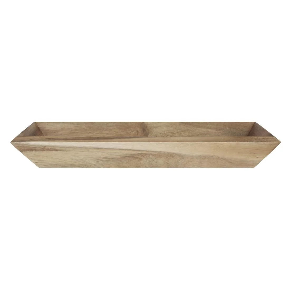 Olympia Acacia Rectangular Tray 380x180mm - Image 2