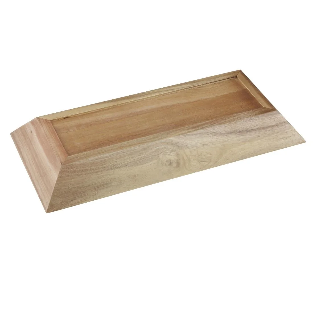 Olympia Acacia Rectangular Tray 380x180mm - Image 4
