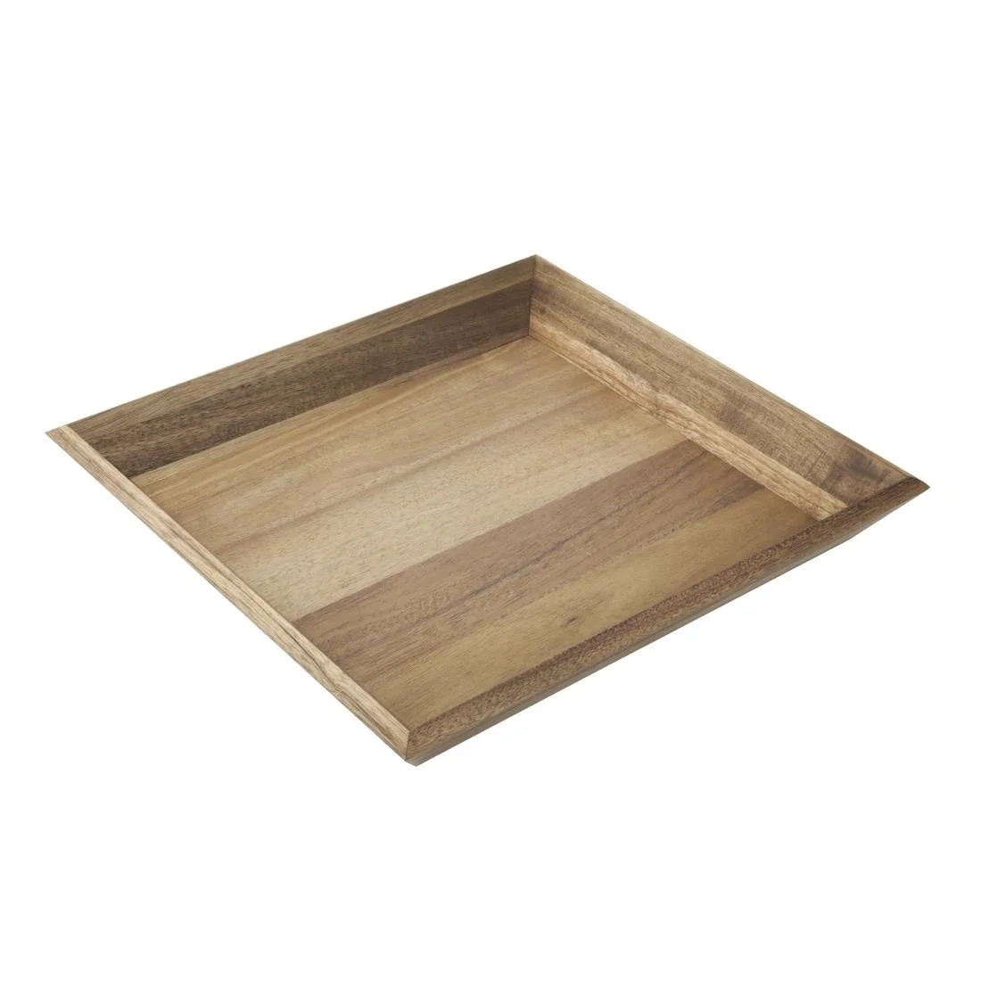 Olympia Acacia Rectangular Tray 380x355mm - Image 1