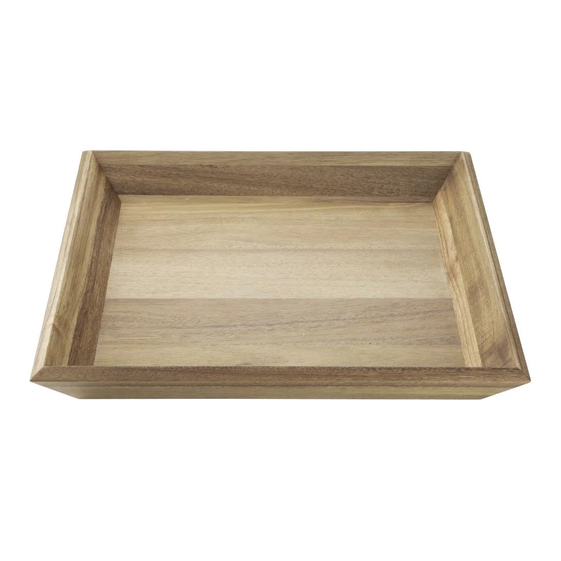 Olympia Acacia Rectangular Tray 380x355mm - Image 2