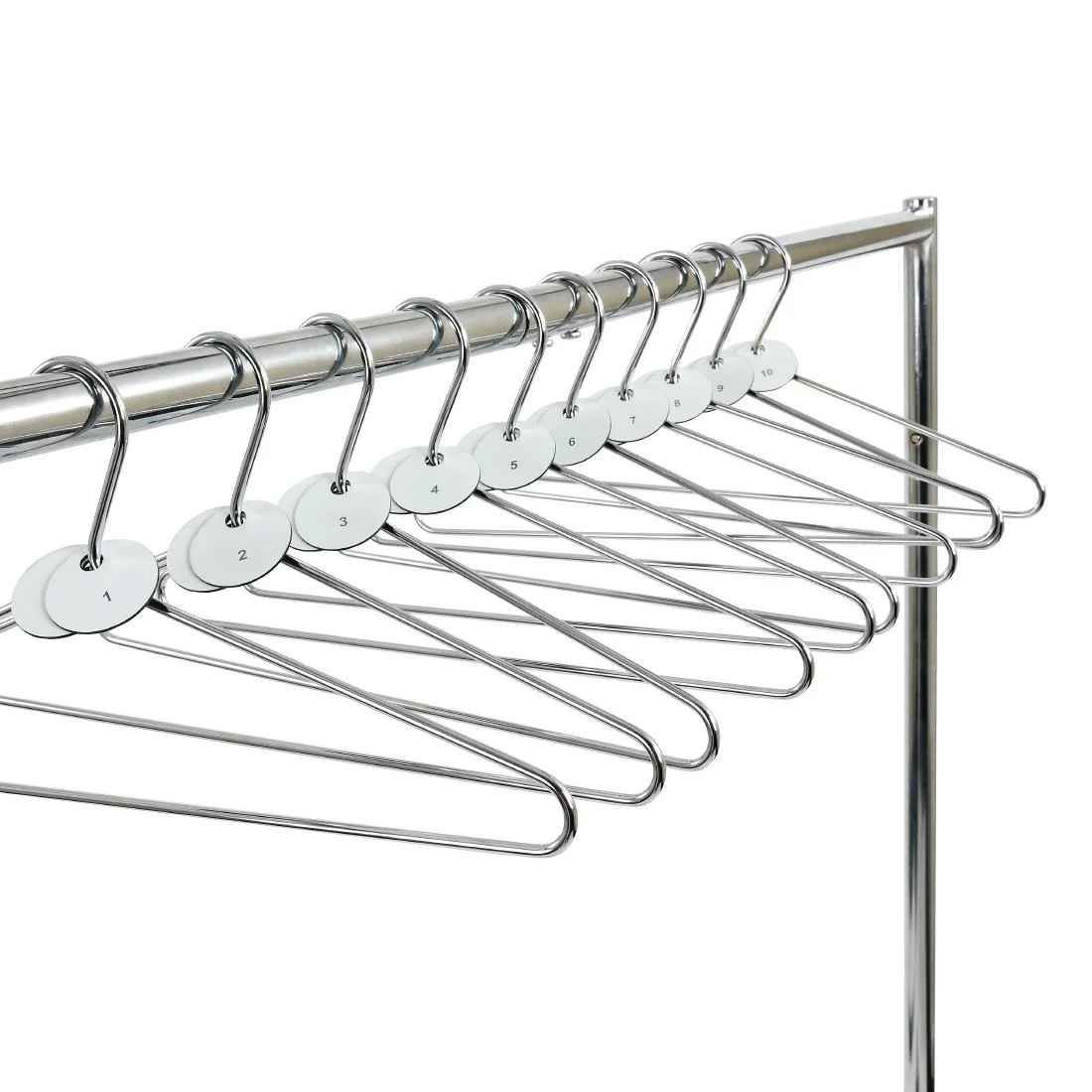 Chrome Plated Steel Hangers with Tags - Image 3