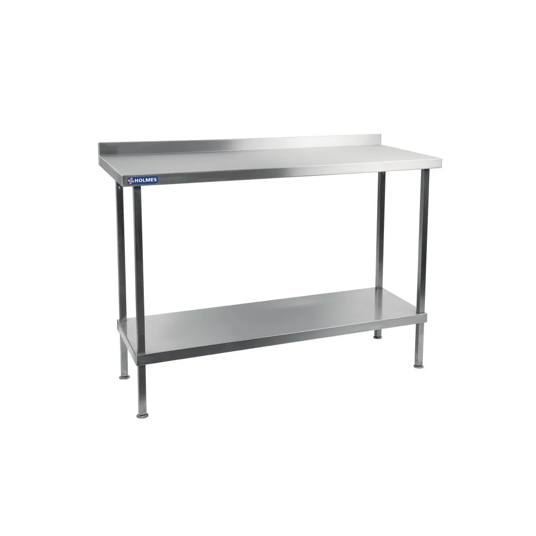 Holmes Stainless Steel Wall Table with Upstand 600mm - Image 1