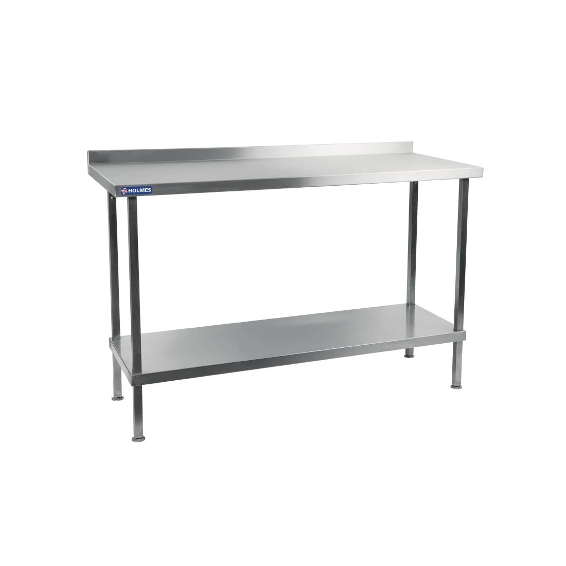 Holmes Stainless Steel Wall Table with Upstand 600mm