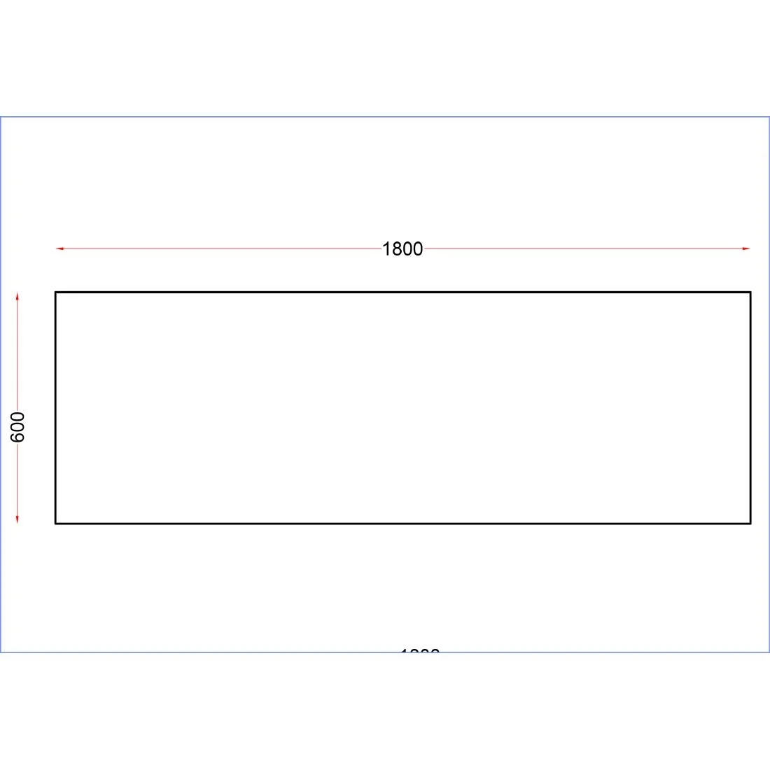 Holmes Stainless Steel Centre Table 1800mm - Image 5