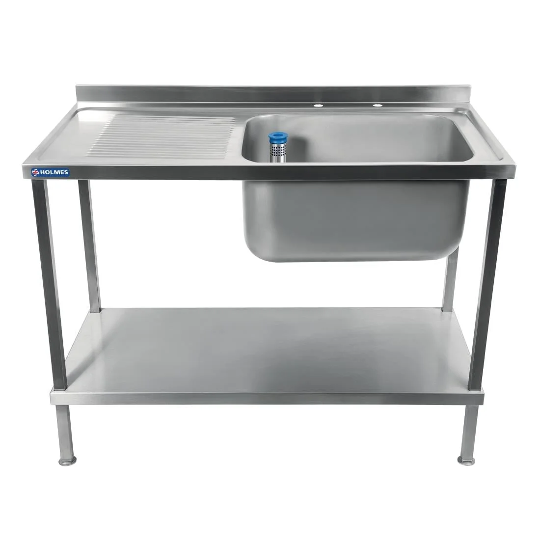 Holmes Fully Assembled Stainless Steel Sink Left Hand Drainer 1200mm - Image 2