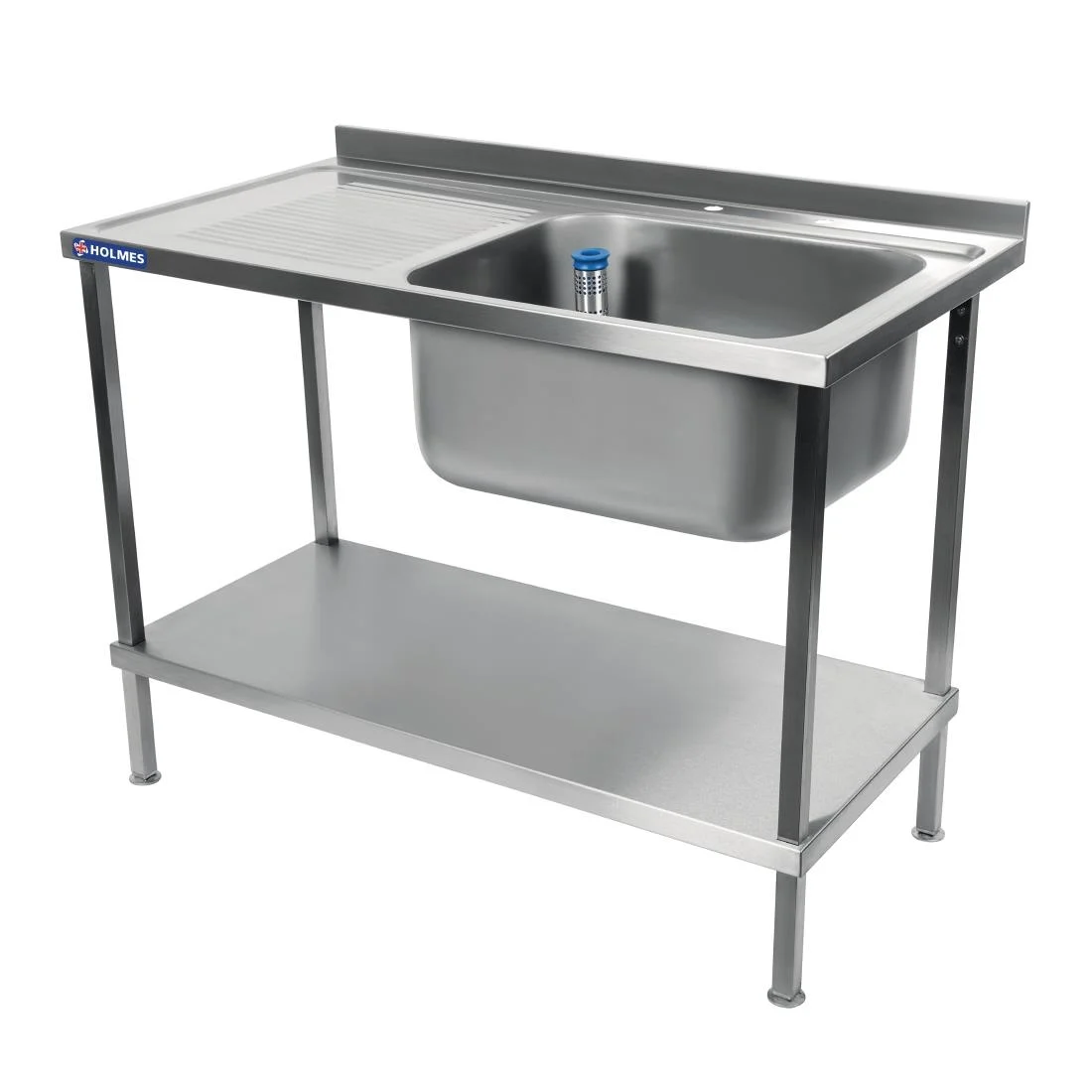 Holmes Fully Assembled Stainless Steel Sink Left Hand Drainer 1200mm