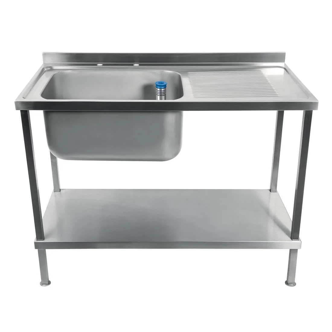 Holmes Fully Assembled Stainless Steel Sink Right Hand Drainer 1000mm - Image 2