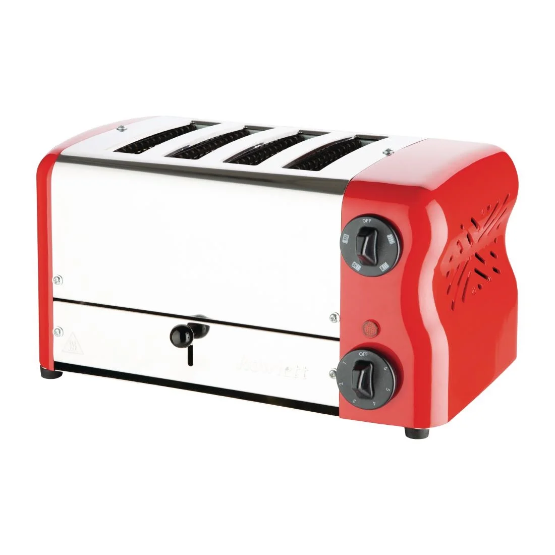 Rowlett Esprit 4 Slot Toaster Traffic Red w/2x Additional Elements & Sandwich Cage - Image 6