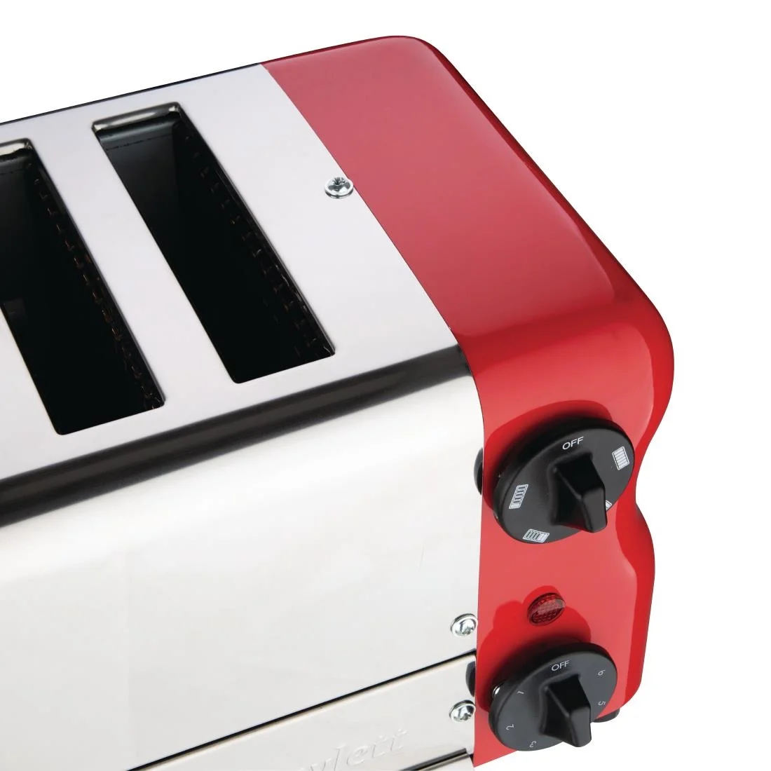 Rowlett Esprit 6 Slot Toaster Traffic Red w/2x Additional Elements & Sandwich Cage - Image 6