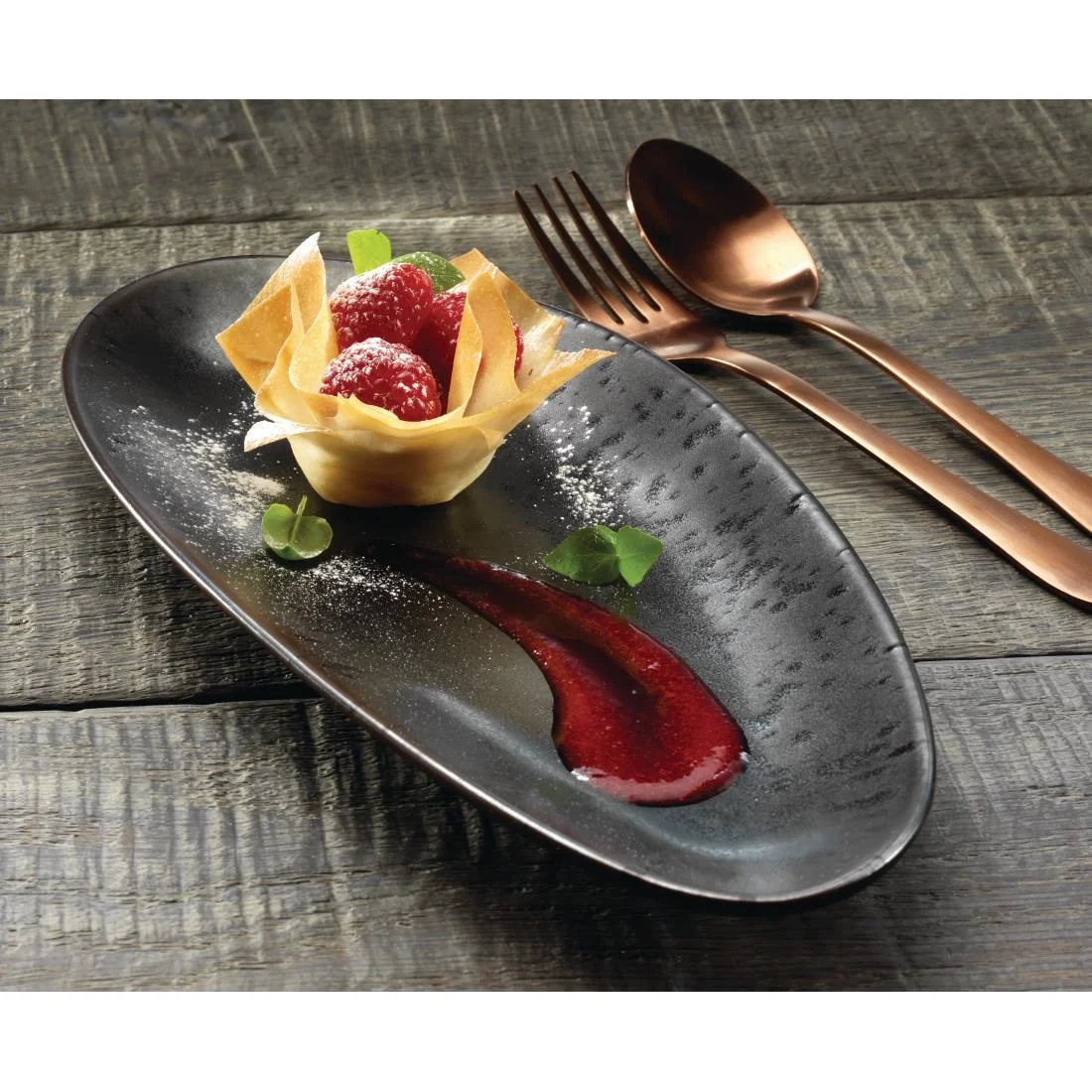 Olympia Fusion Oval Plate 357mm - Image 4