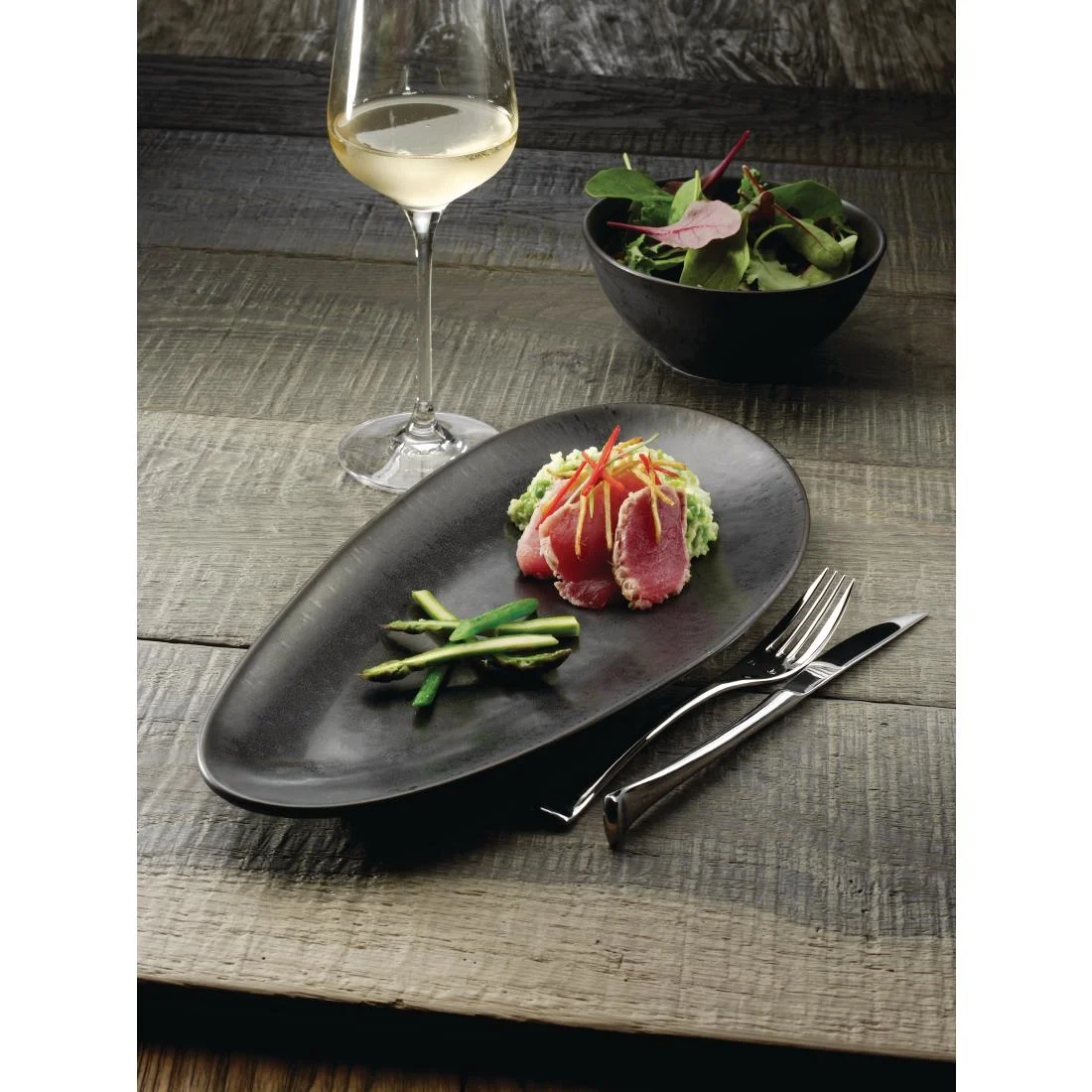Olympia Fusion Oval Plate 357mm - Image 3