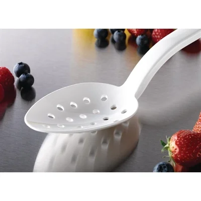 Matfer Bourgeat Exoglass Perforated Serving Spoon White 13" - Image 2