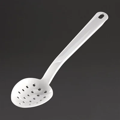 Matfer Bourgeat Exoglass Perforated Serving Spoon White 13" - Image 3