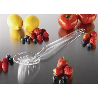 Matfer Bourgeat Exoglass Perforated Serving Spoon Clear 13" - Image 2