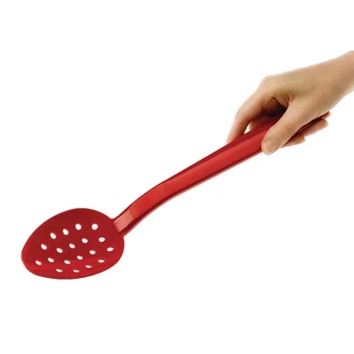Matfer Bourgeat Exoglass Perforated Serving Spoon Red 13" - Image 4