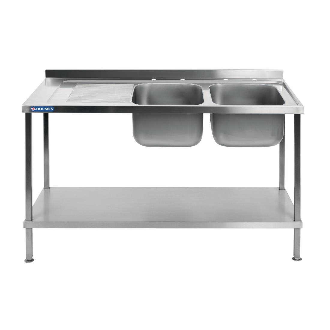 Holmes Fully Assembled Stainless Steel Sink Left Hand Drainer 1500mm
